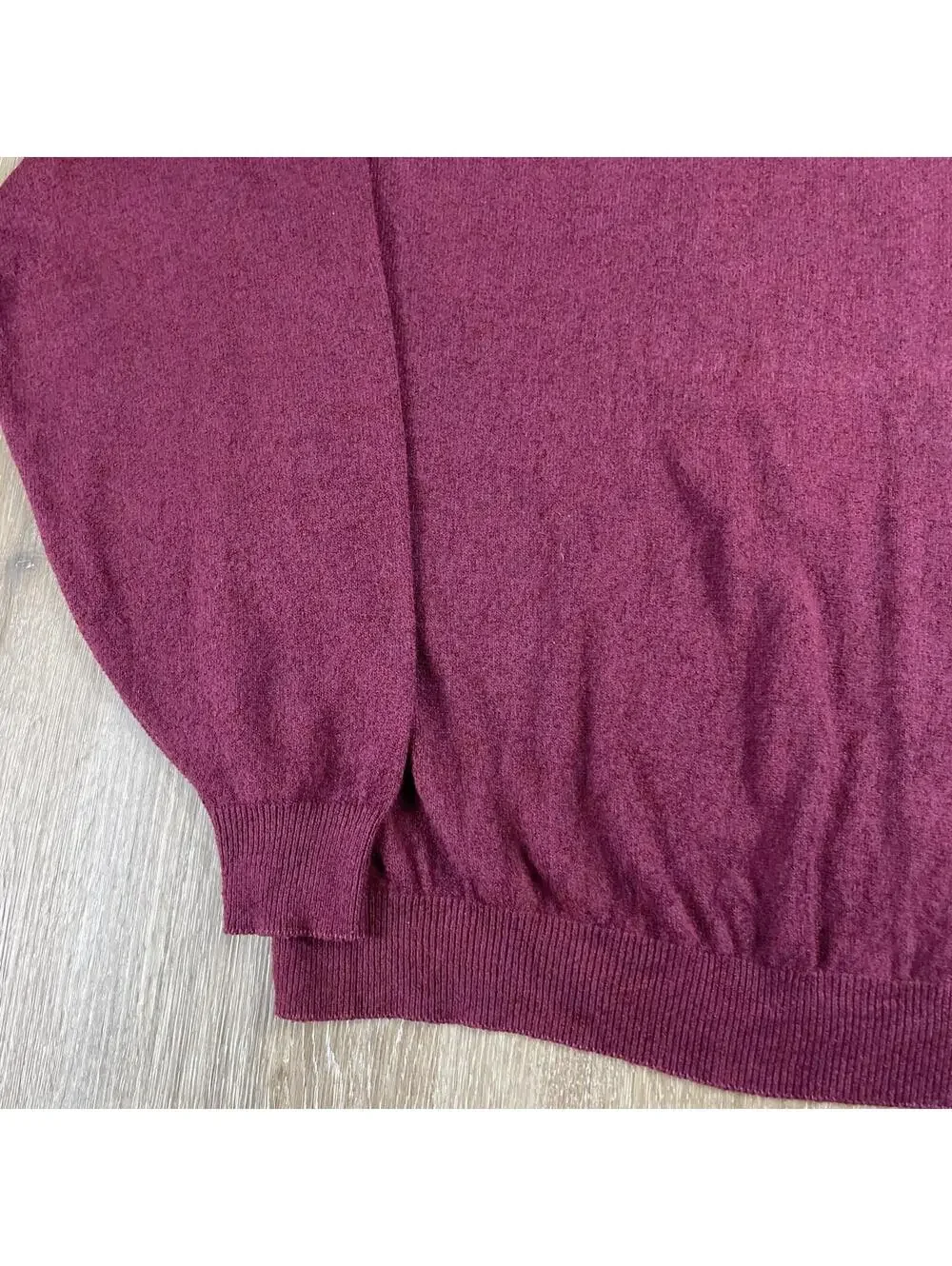 Vintage Natural Exchange Alexander Lloyd Sweater Henley Men's 3XLT Maroon